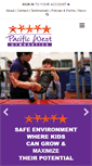 Mobile Screenshot of pacificwestgymnastics.com